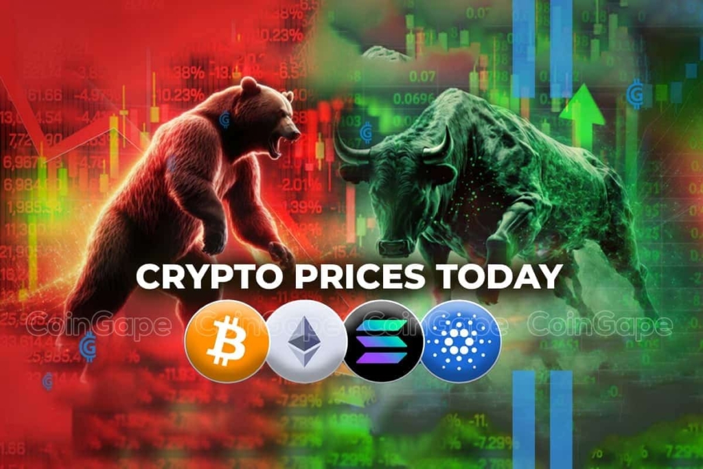 Crypto Prices Today Sept 24: BTC And Major Altcoin Pullback, TIA Up 16%