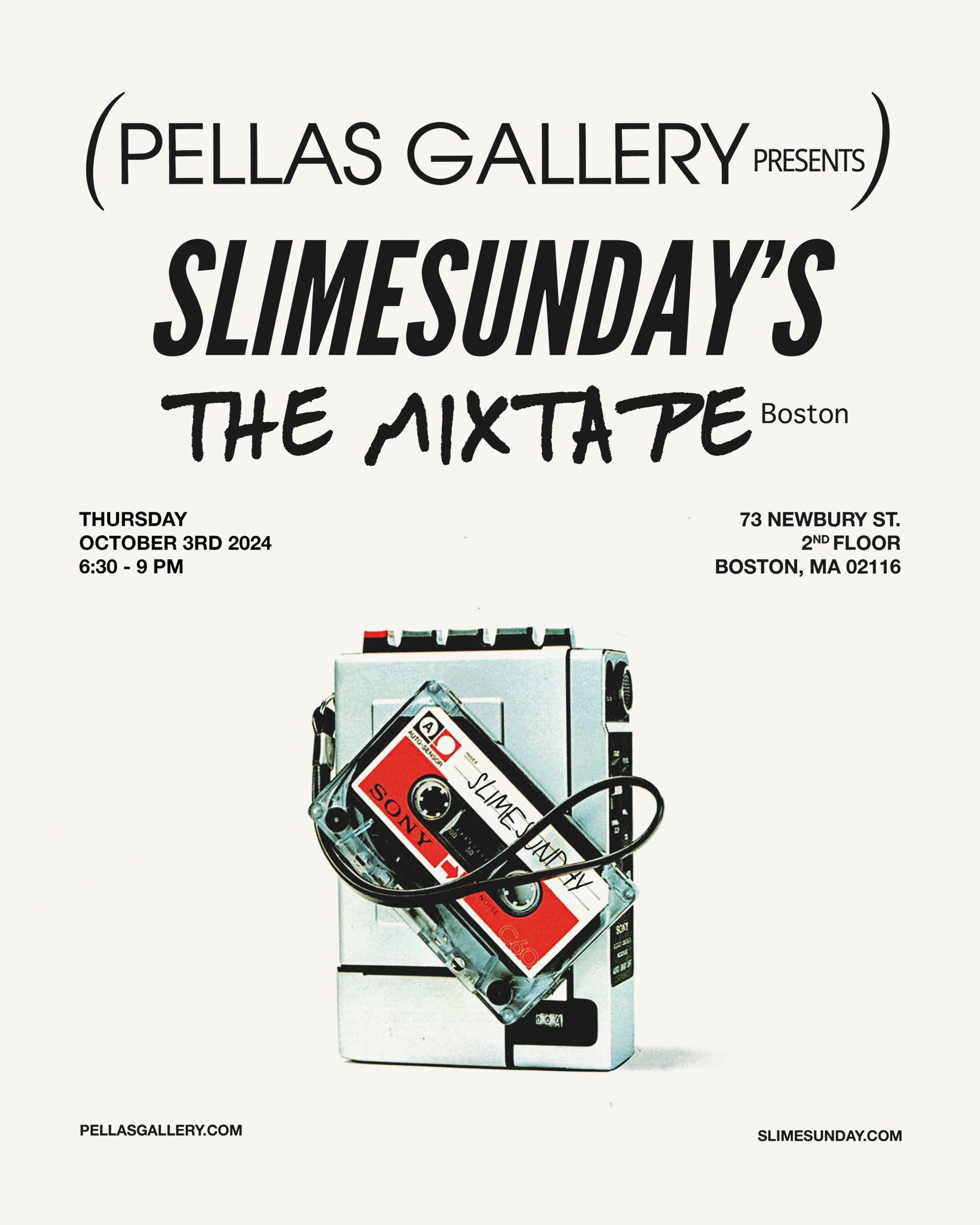 Slimesunday's Nostalgic Art Fusion Unveiled at Pellas Gallery in Boston
