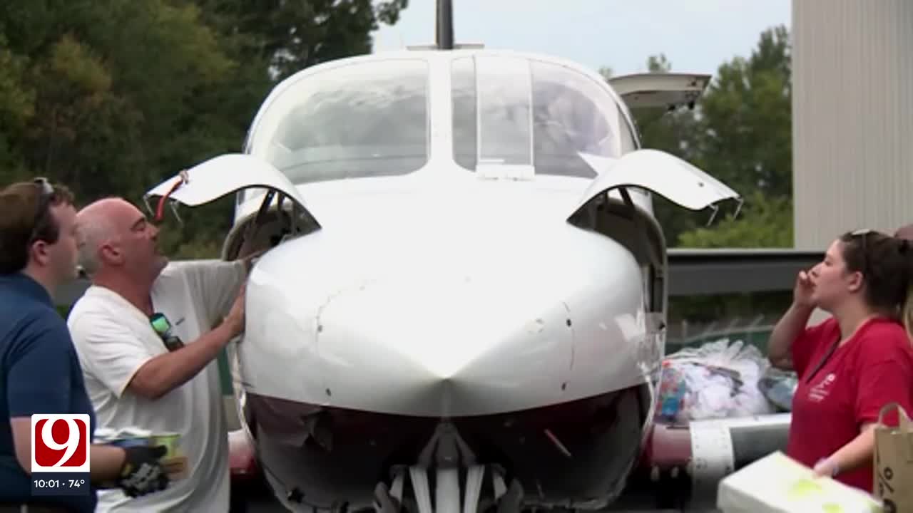 Oklahoma Pilot Joins Operation Airdrop for Hurricane Helene Recovery