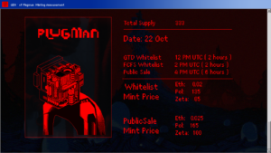 ZetaChain's PlugMan NFT Generation 1 Mint set for Oct 22