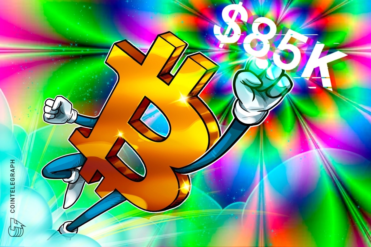 Bitcoin Breaks $85K Barrier, Inches Closer to $100K Record