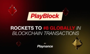 Block Rockets Skyrocket to #8 in Blockchain Transactions & Turnover