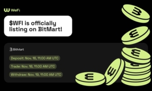 WeFi's DeFi Evolution Begins: $WFI Token Generation Event Sparks New