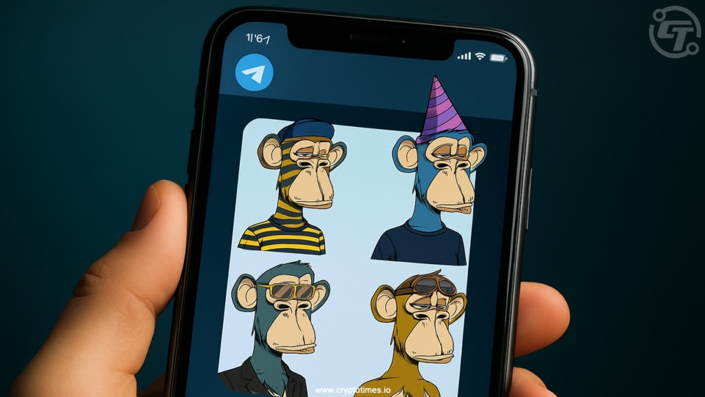 Bored Ape Yacht Club Announces To Drop Nft Stickers On Telegram