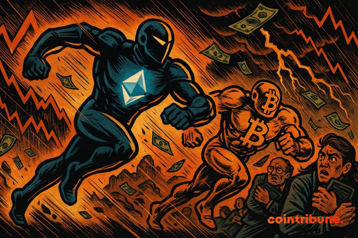 Ethereum Surges Past Bitcoin Amid Market Turmoil: Investors Hold Strong